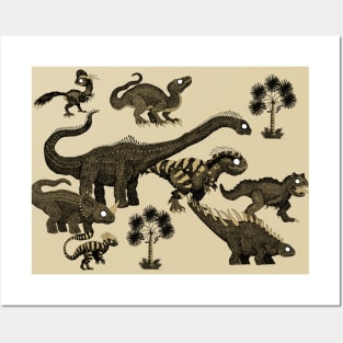 Assorted Dinos Posters and Art